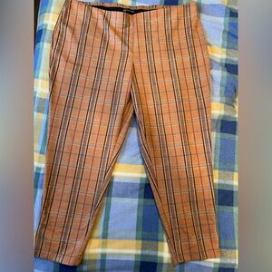 Versona Modern Stretch Plaid Work Pants XXL 🧡